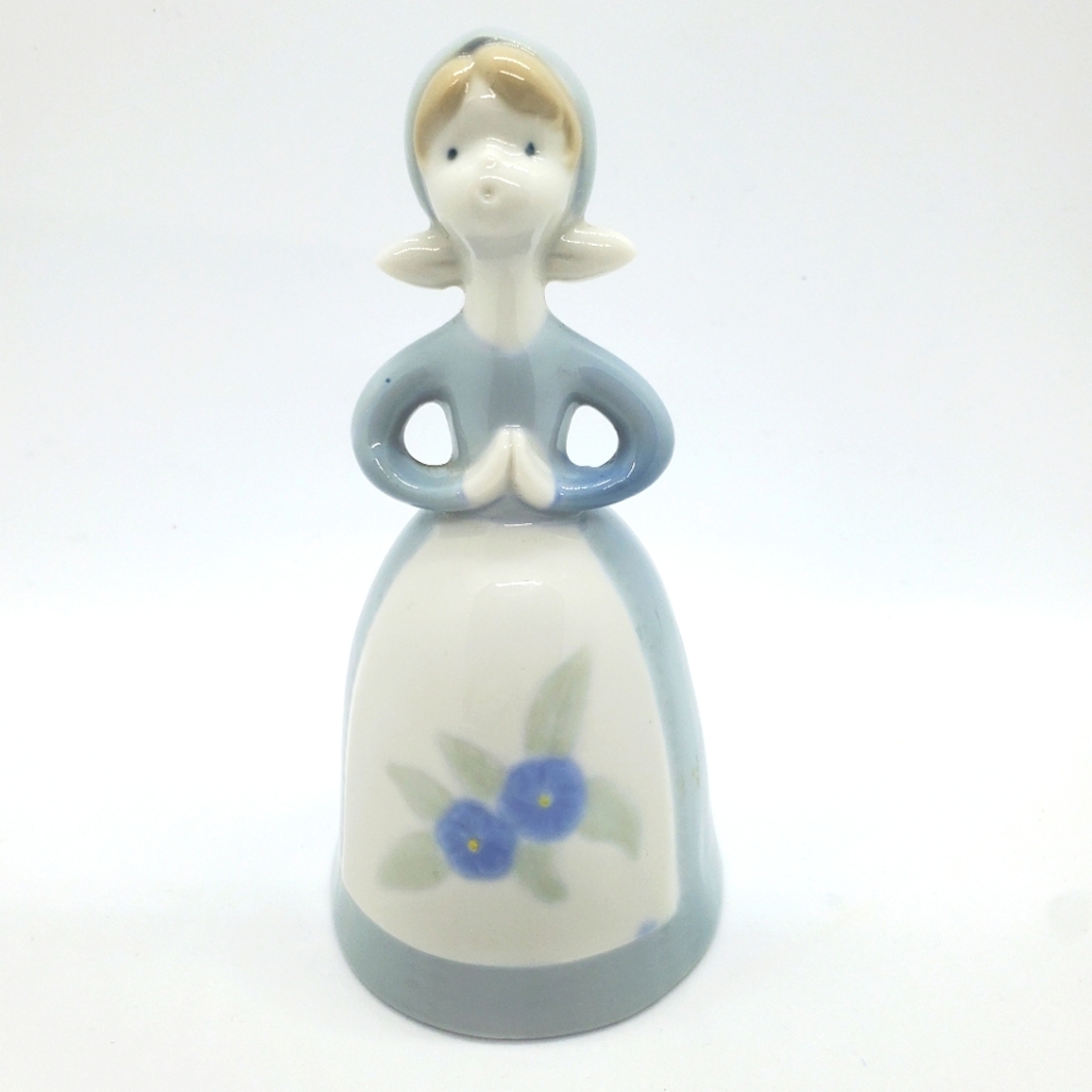 Vintage Dutch Girl Singing Porcelain Bell made in Japan Genin Trudeau